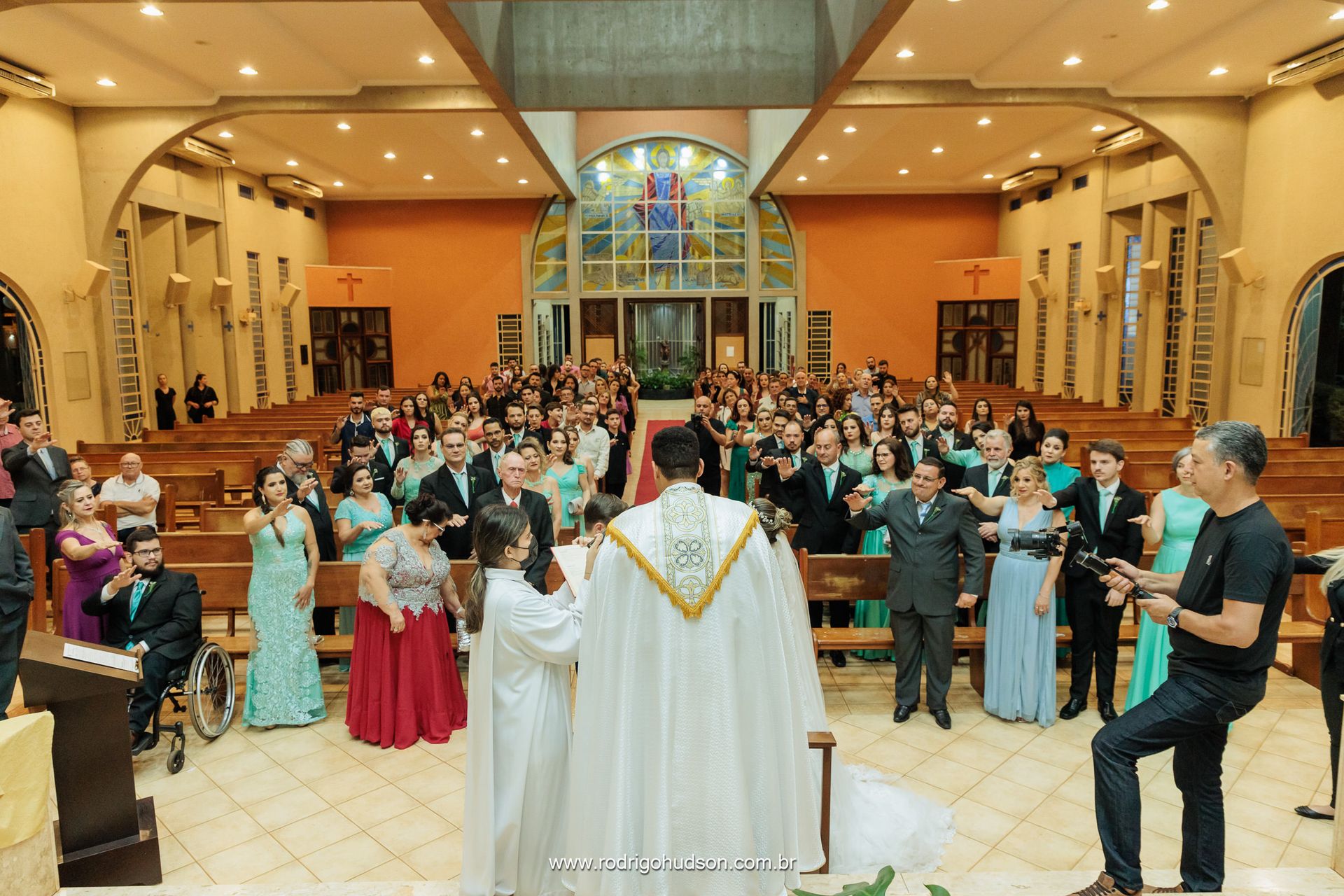 Casamento de Letícia e Denis na Igreja São Judas Tadeu de Jaboticabal - SP - 2 - 3