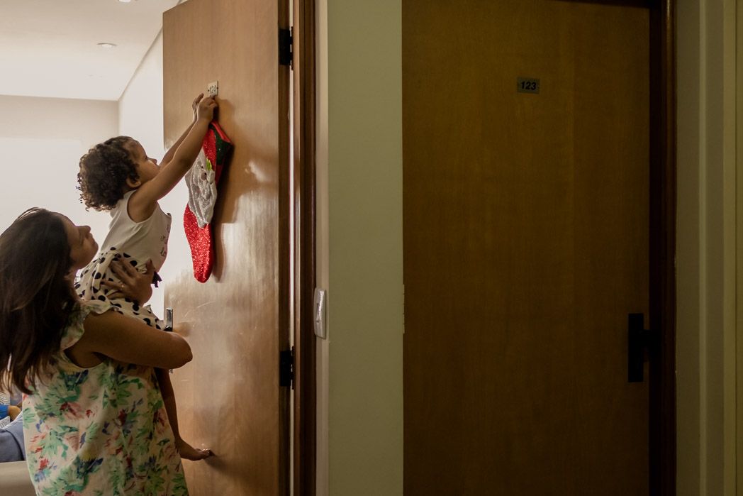 Ensaio de Natal em casa - Robson  Laila  e Carol - 2 - 8