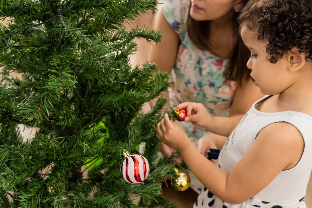 Ensaio de Natal em casa - Robson  Laila  e Carol - 2 - 11
