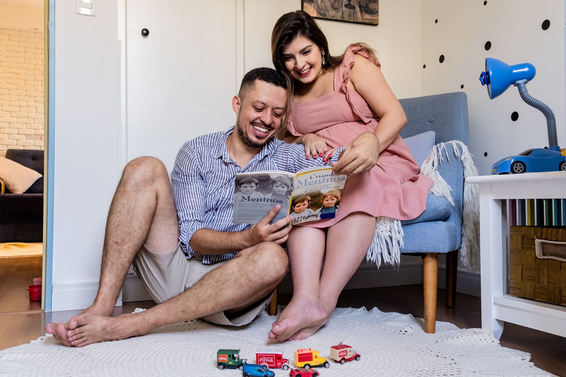 Gestante - ensaio em casa com a Elaine e o Douglas - 2 - 0