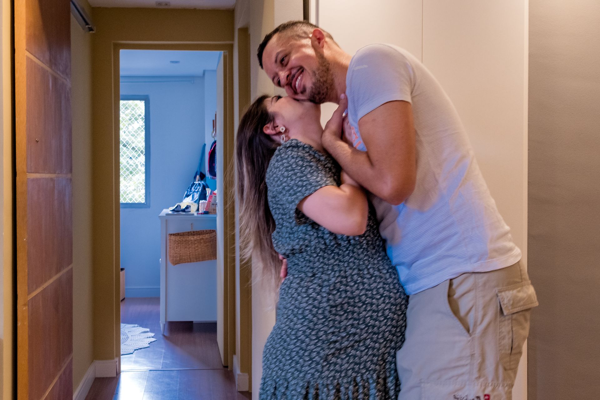 Gestante - ensaio em casa com a Elaine e o Douglas - 2 - 5