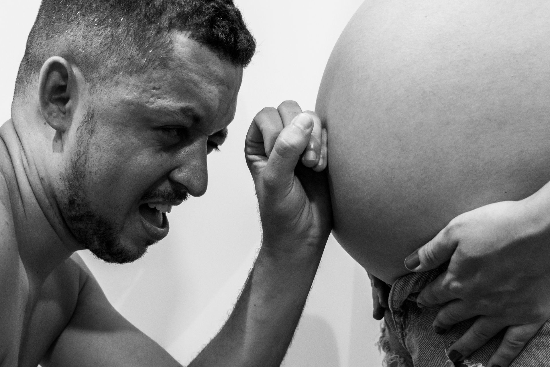 Gestante - ensaio em casa com a Elaine e o Douglas - 7