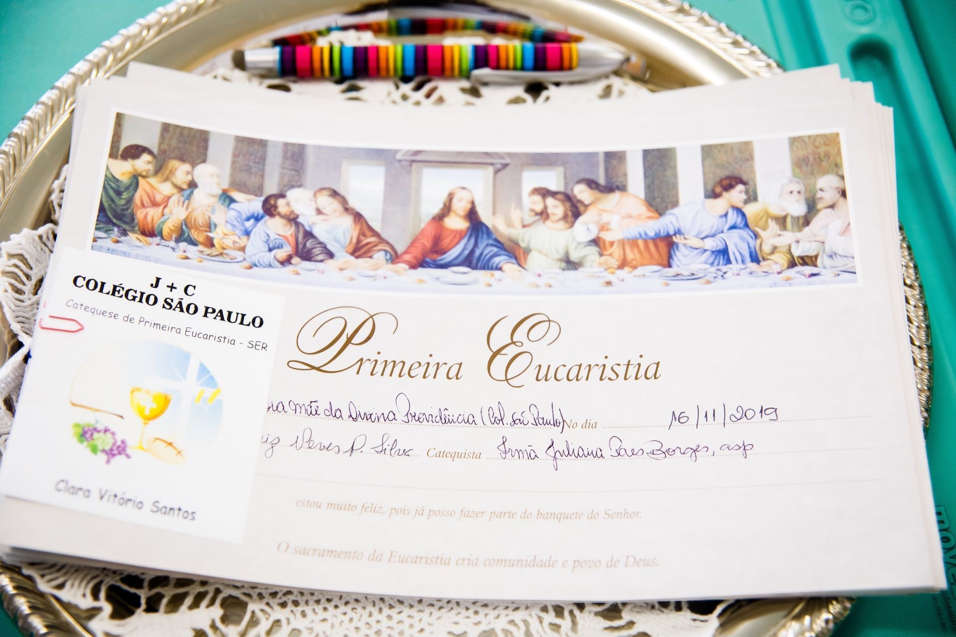 Primeira Comunhão Colégio São Paulo - 2 - 43