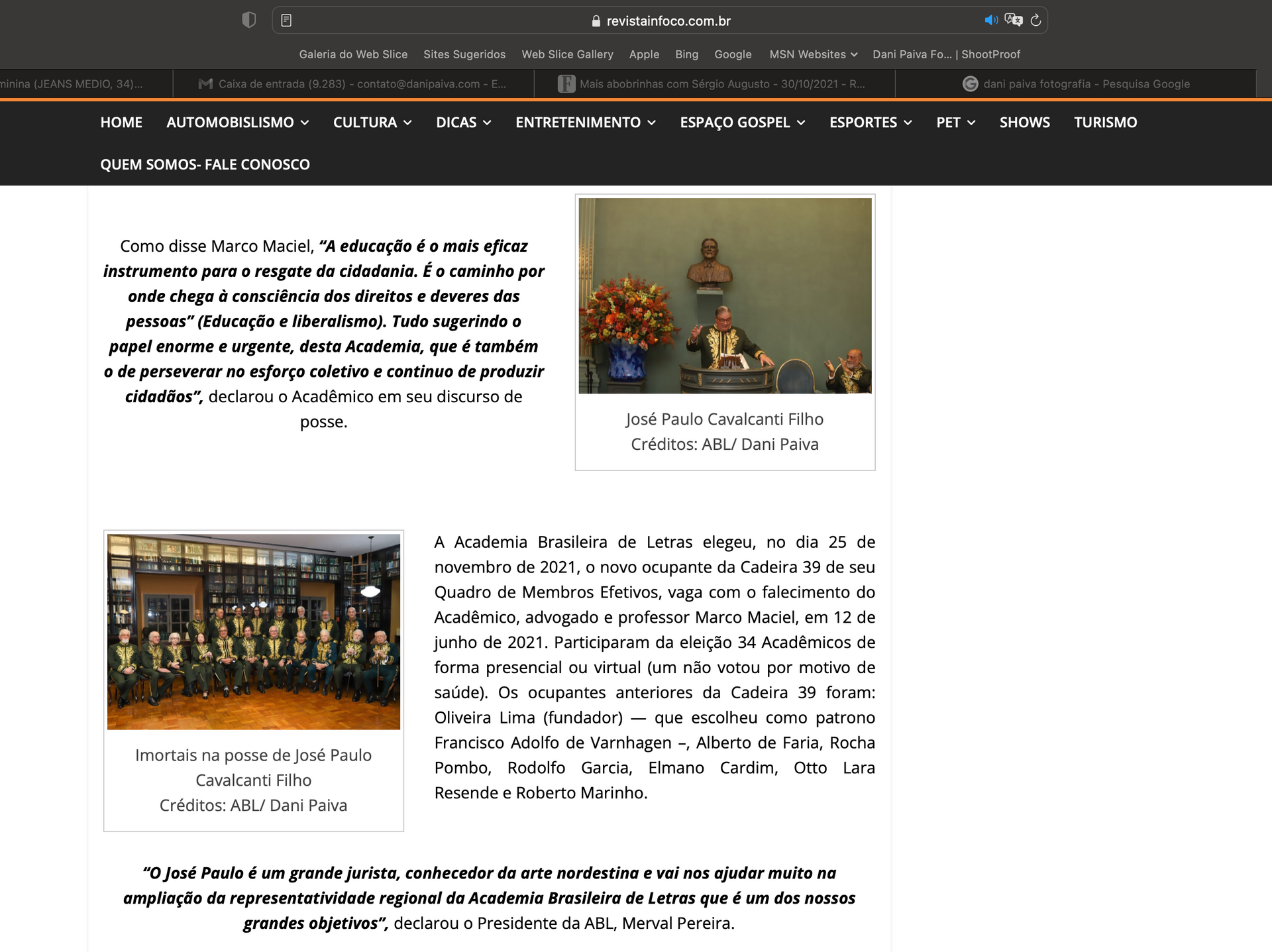 Revista In Foco - Zé Paulo Cavalcanti - 2 - 2