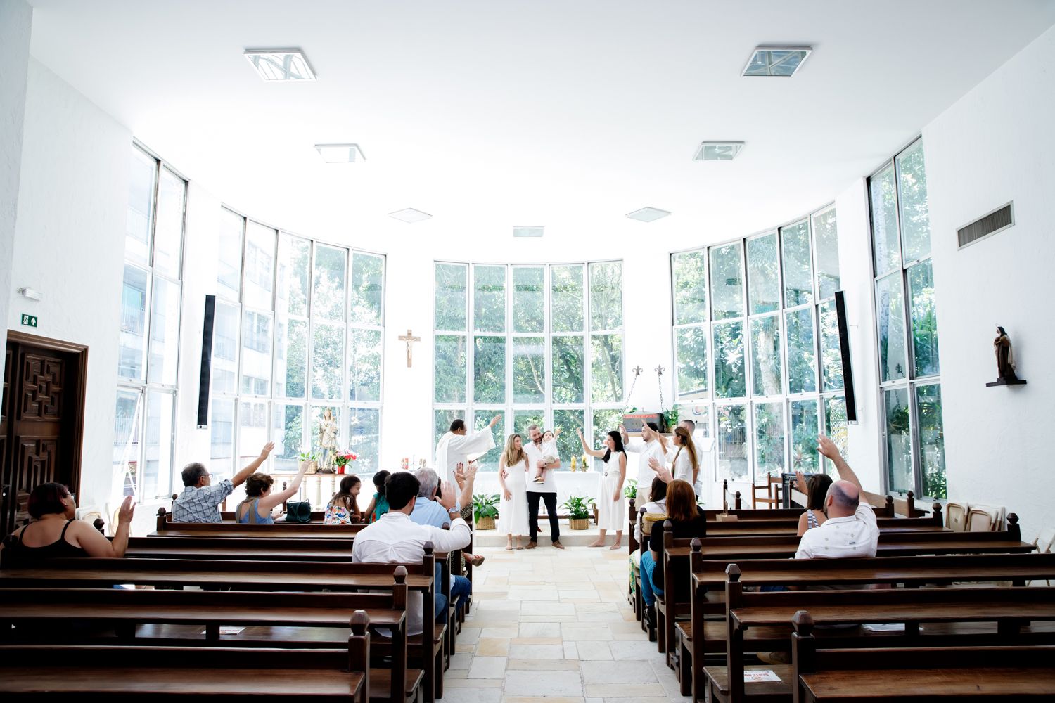 Batizado João Pedro na Capela do Colégio Teresiano - Gávea - 2 - 38