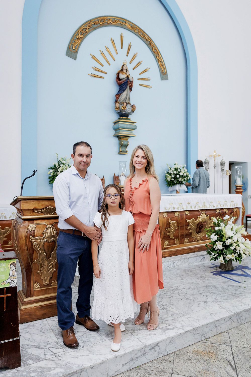 Primeira Comunhão da Beatriz Guida na  Paróquia Nossa Senhora da Conceição - Gávea - 2 - 4