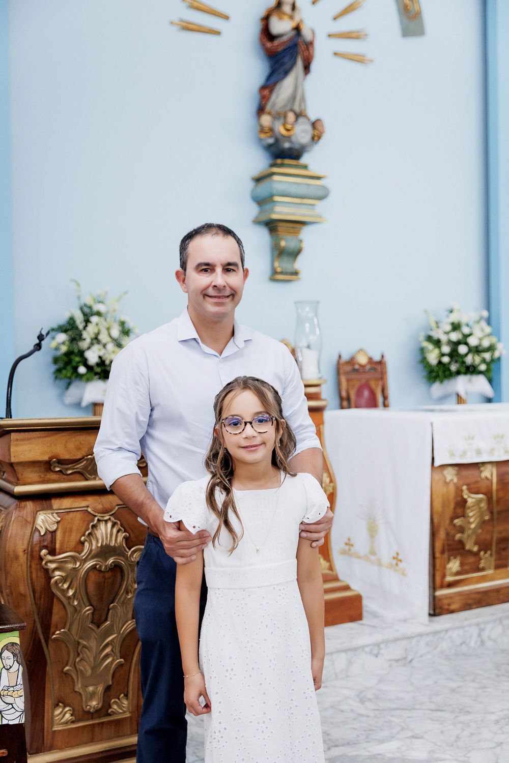 Primeira Comunhão da Beatriz Guida na  Paróquia Nossa Senhora da Conceição - Gávea - 2 - 7