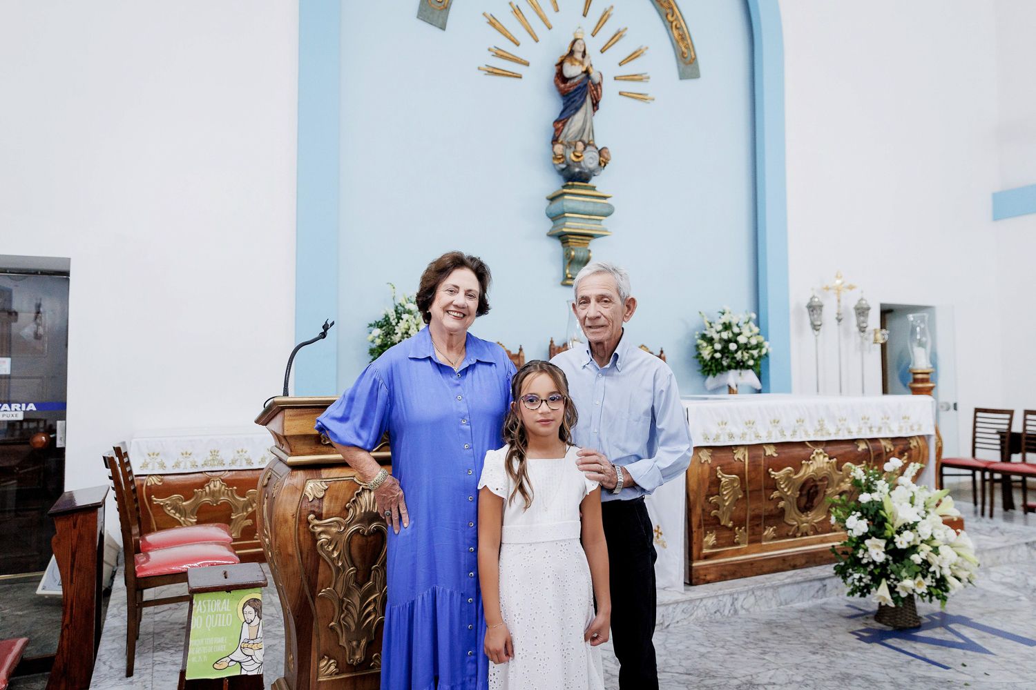 Primeira Comunhão da Beatriz Guida na  Paróquia Nossa Senhora da Conceição - Gávea - 2 - 8