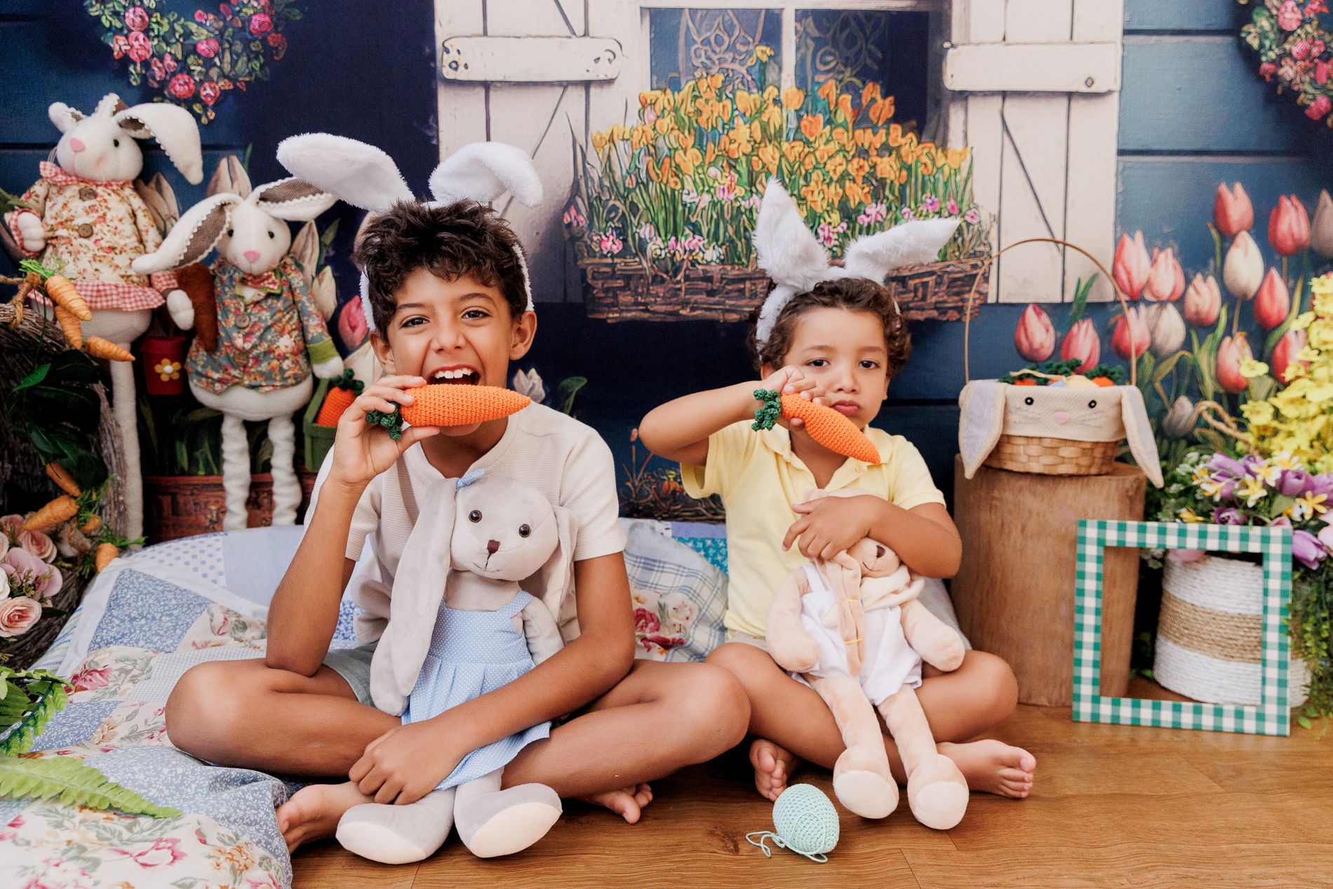 Ensaios de Páscoa em Niterói: um Jardim Encantado para Crianças no Estúdio Dani Paiva - 2 - 46