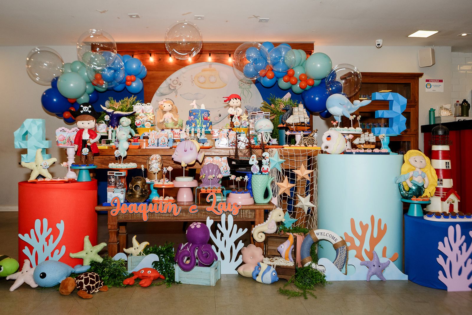 Festa Infantil Fundo do Mar de Laís e Joaquim na Casa de Festas A Fábrica - 2 - 16
