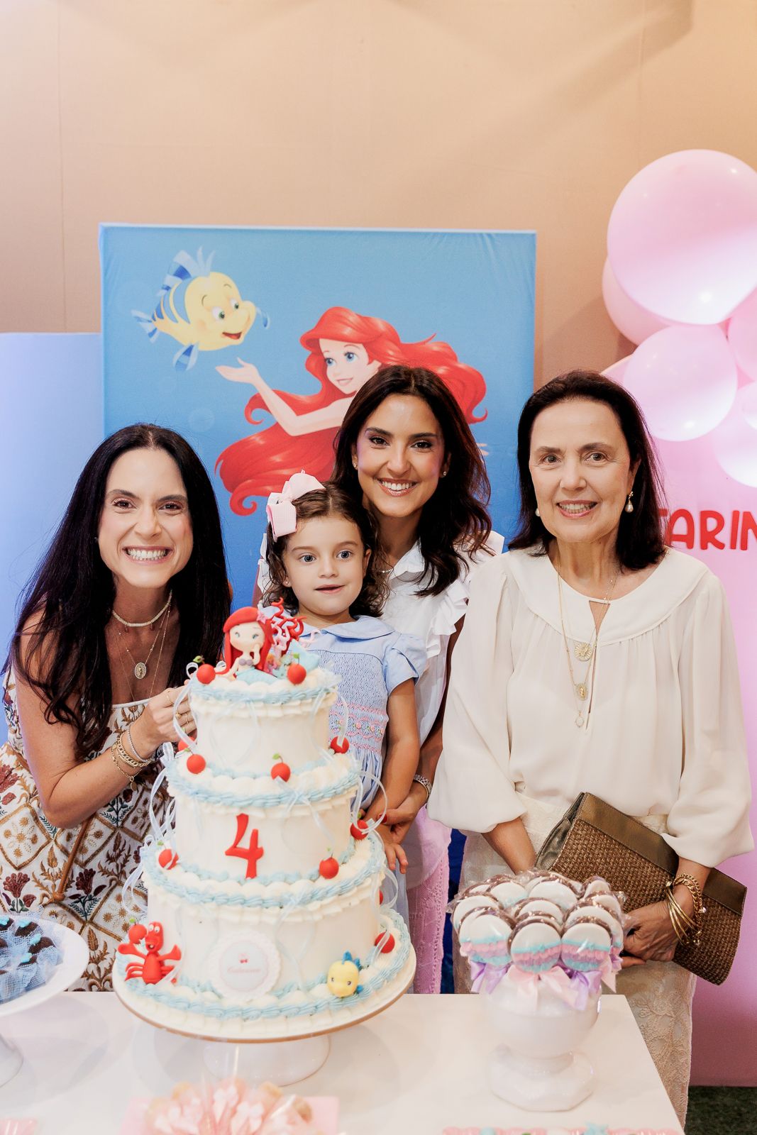 Festa Infantil da Catarina – Tema Pequena Sereia na Animassom do Jockey Club | 4 Anos - 2 - 3