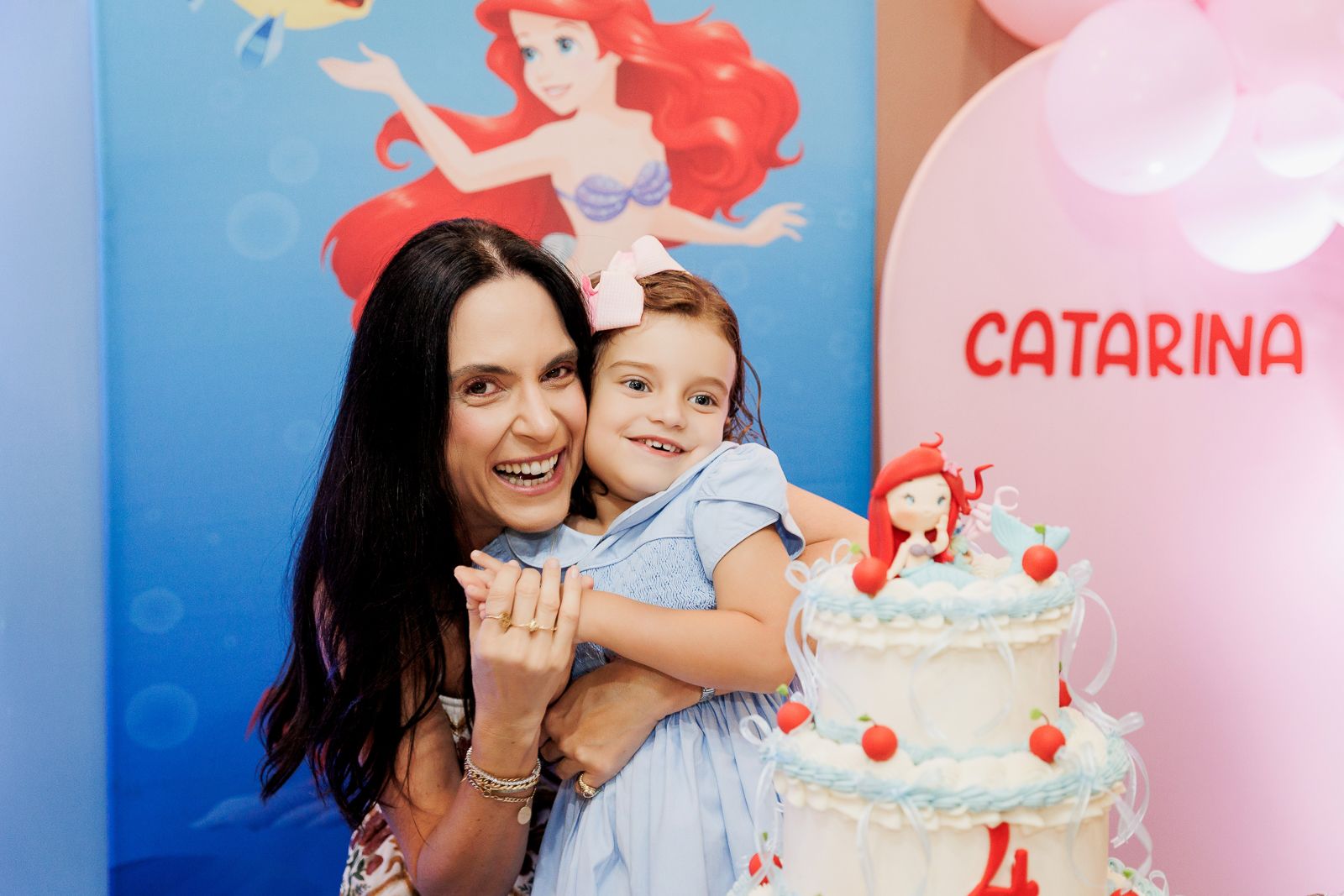 Festa Infantil da Catarina – Tema Pequena Sereia na Animassom do Jockey Club | 4 Anos - 2 - 4