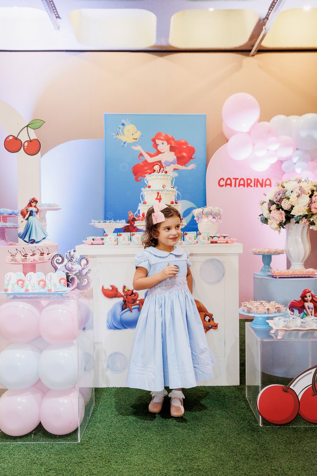 Festa Infantil da Catarina – Tema Pequena Sereia na Animassom do Jockey Club | 4 Anos - 2 - 6