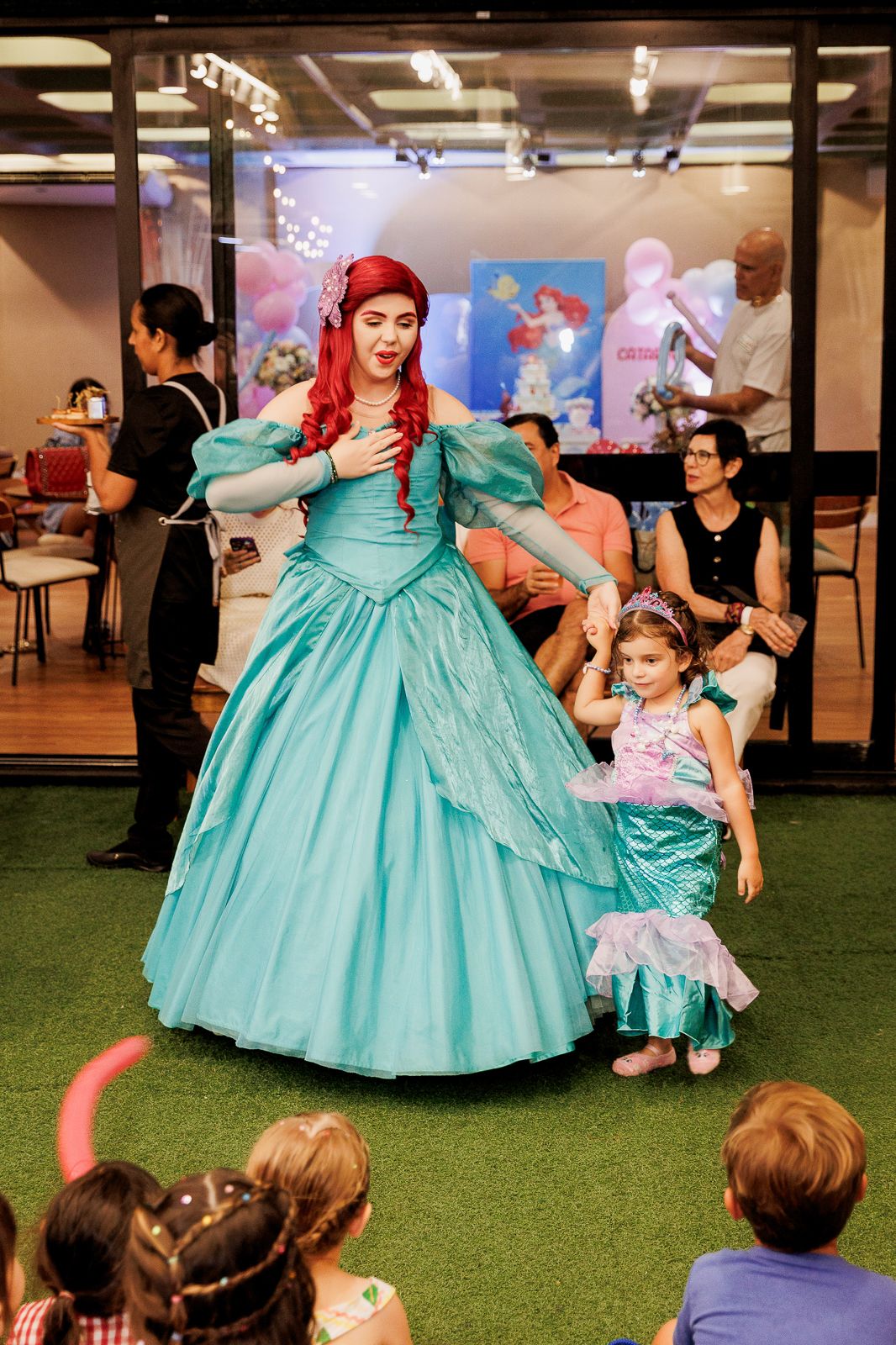 Festa Infantil da Catarina – Tema Pequena Sereia na Animassom do Jockey Club | 4 Anos - 2 - 41