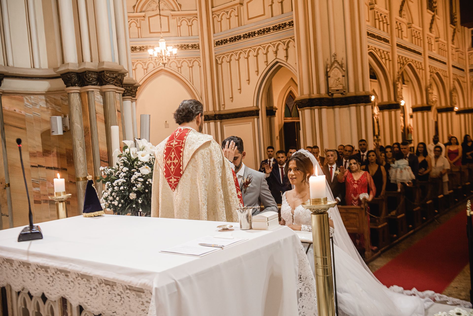 Casamento na Basílica de Lourdes em Belo Horizonte MG (Fran&Warley) - 3 - 1
