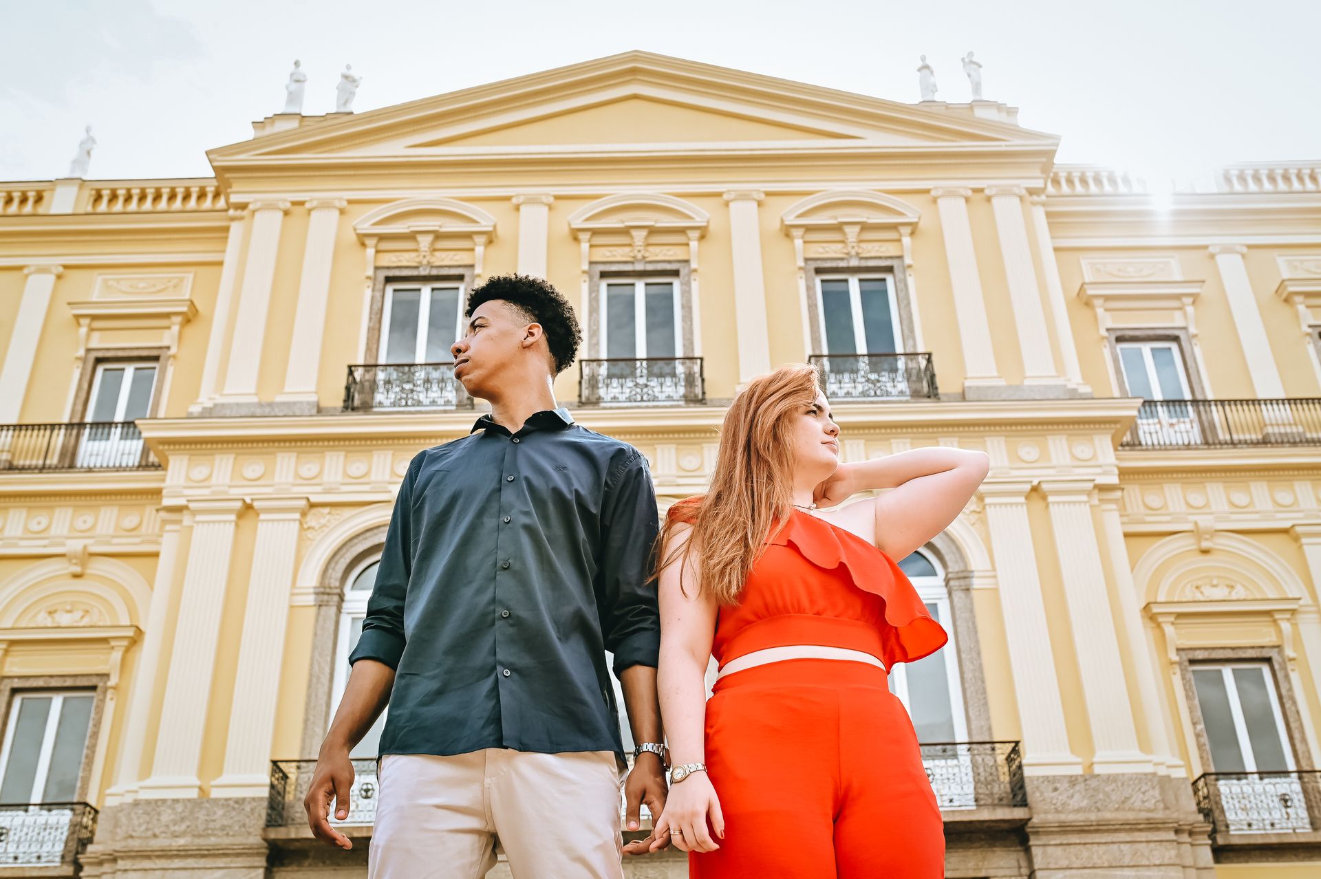 O ensaio pré wedding de João e Jessica foi realizado na Quinta da boa vista, mas parece que foi na Europa. - 2 - 13