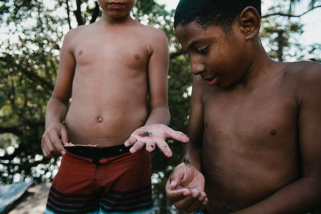 Crianças Brincando no Mangue. - 1 - 11