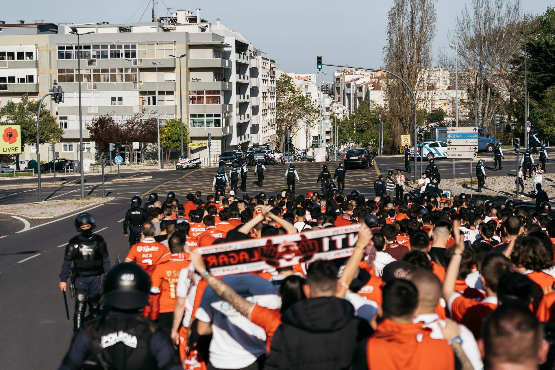 Derbi Sporting - Benfica  // Acompanhamento Claque Benfica - 2 - 0