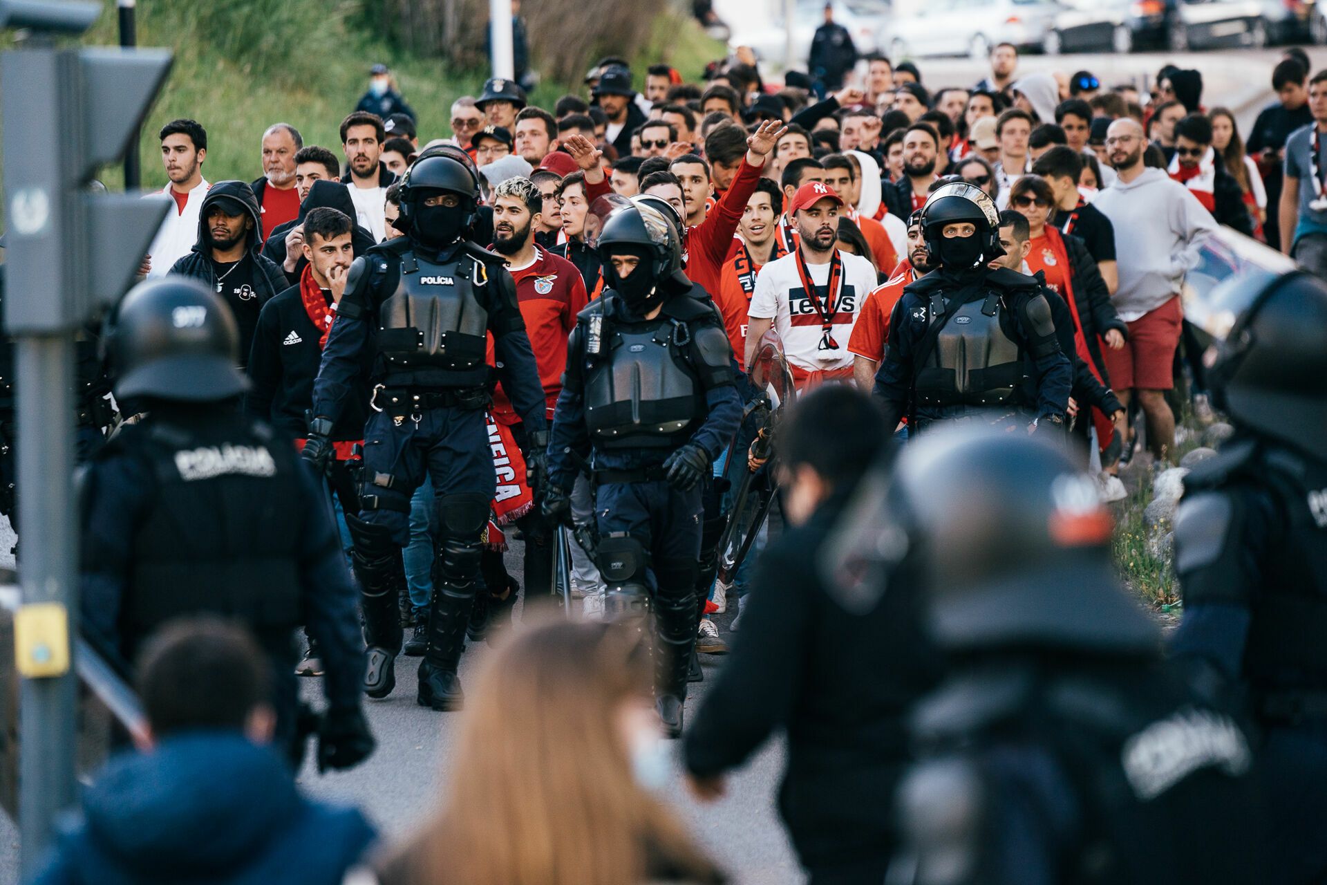 Derbi Sporting - Benfica  // Acompanhamento Claque Benfica - 2 - 0
