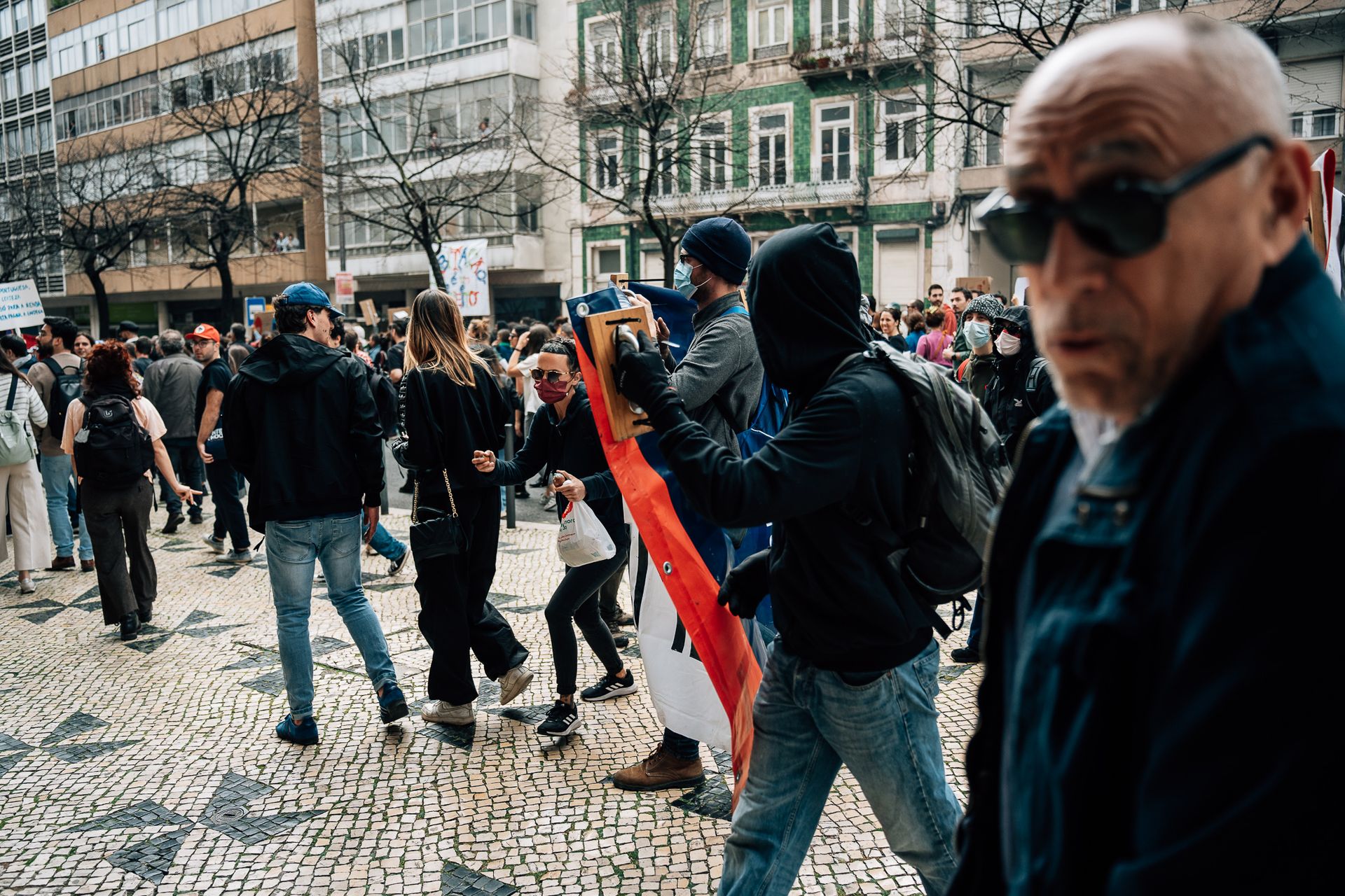 Confrontos em Manifestação em Lisboa - 4 - 0