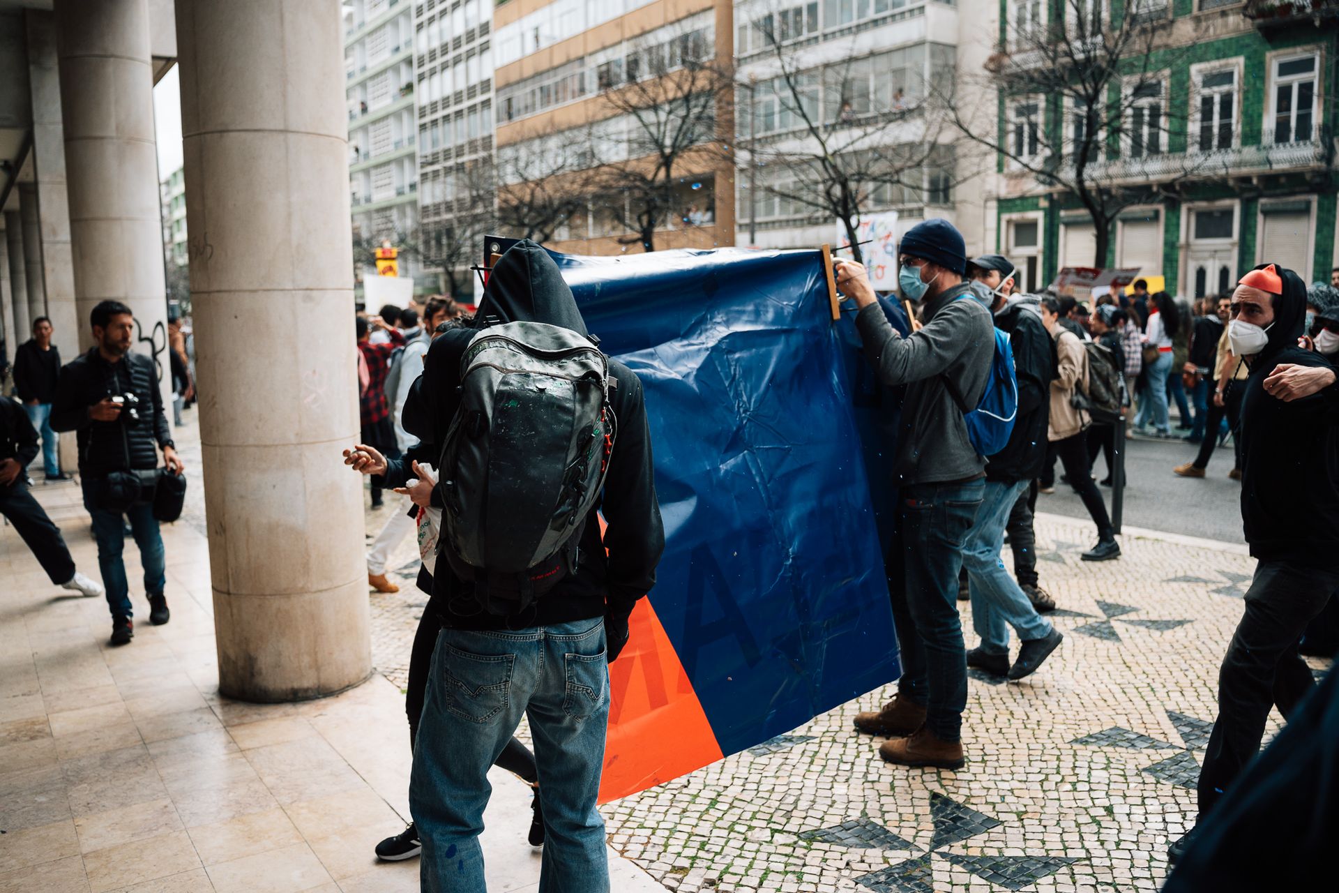 Confrontos em Manifestação em Lisboa - 4 - 0
