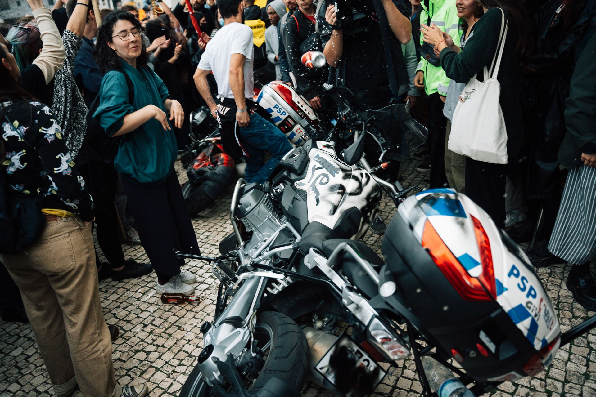 Confrontos em Manifestação em Lisboa - 8 - 0