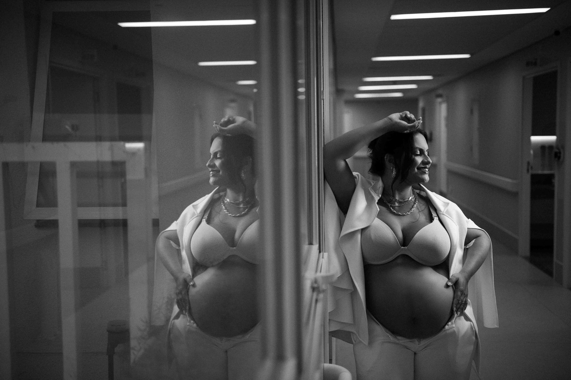 Ensaio de gestante no hospital - 2 - 2