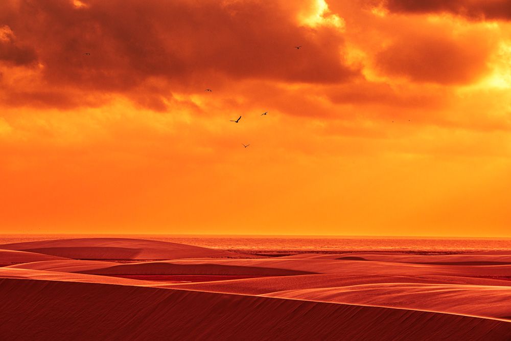 Lençois Maranhenses - Pôr do sol - 2 - 13