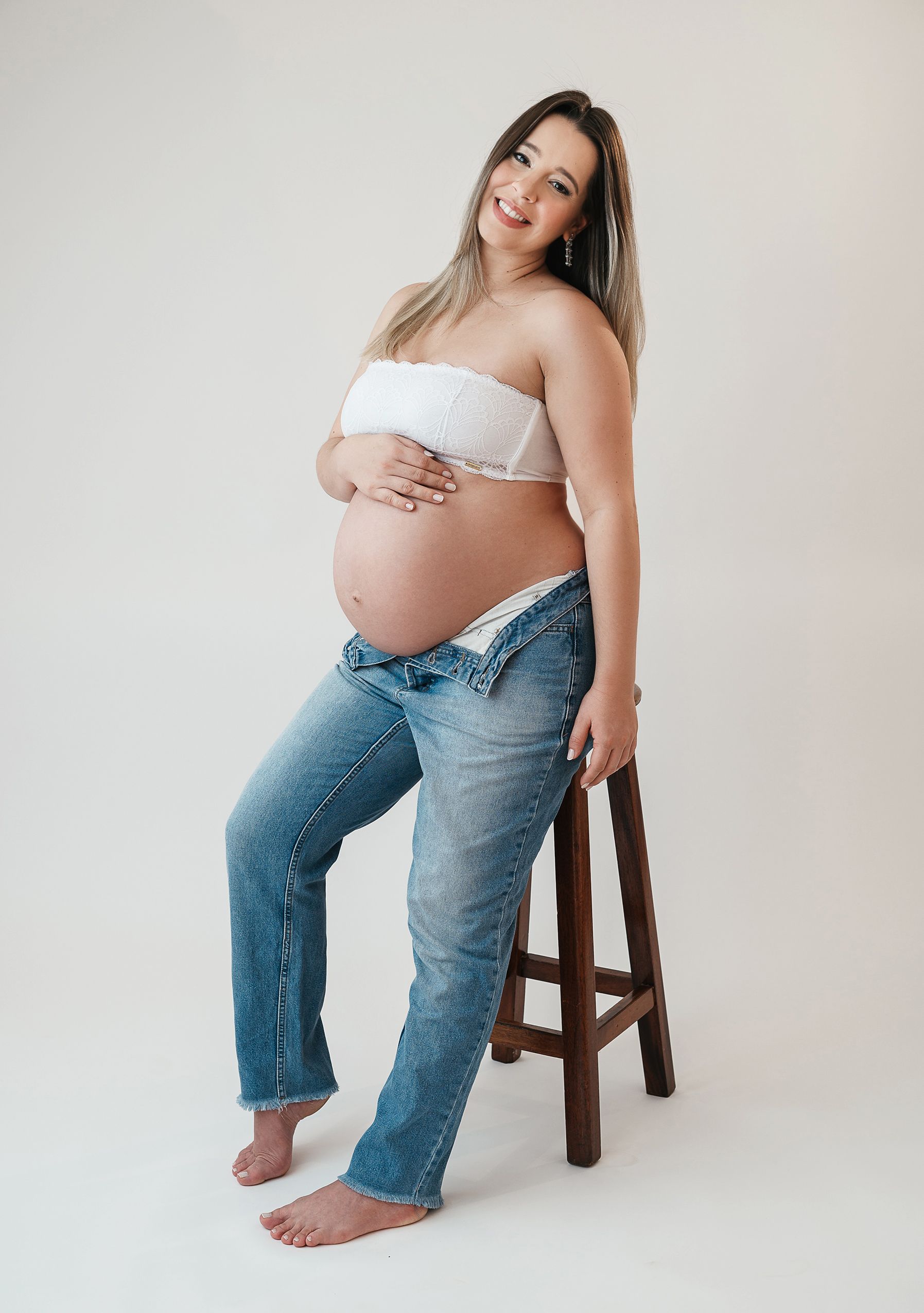 Ensaio Gestante no estúdio em Orlândia - SP - 1 - 2