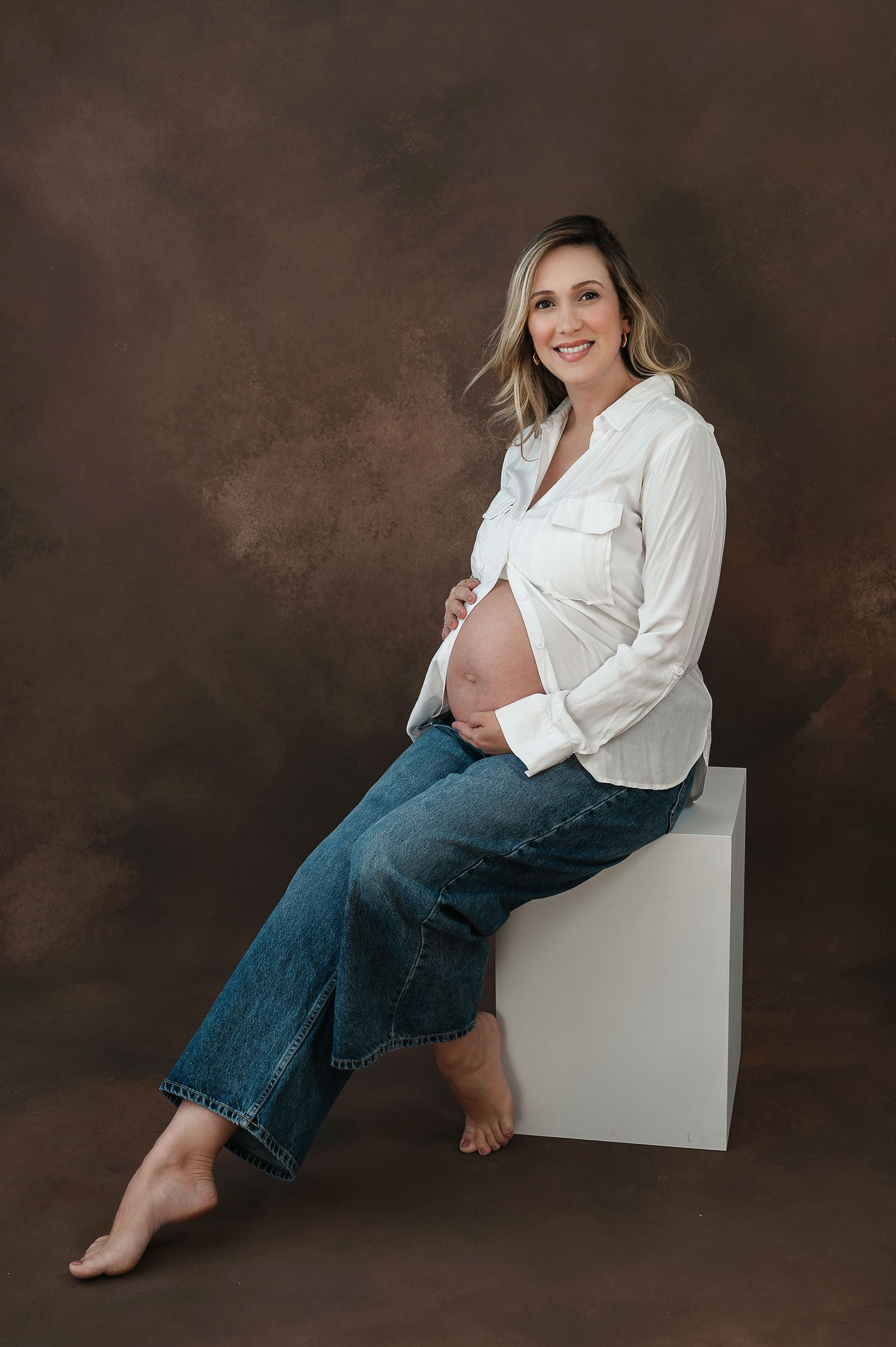 Ensaio Gestante em estúdio, Orlândia - SP - 2 - 2