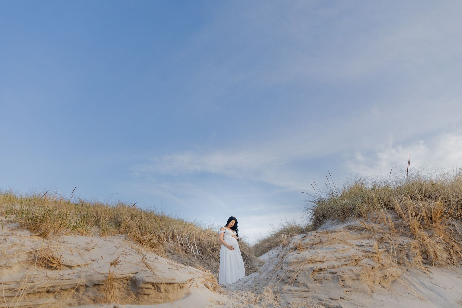 Oceanic Serenity: Ana's Maternity Shoot - 2 - 0