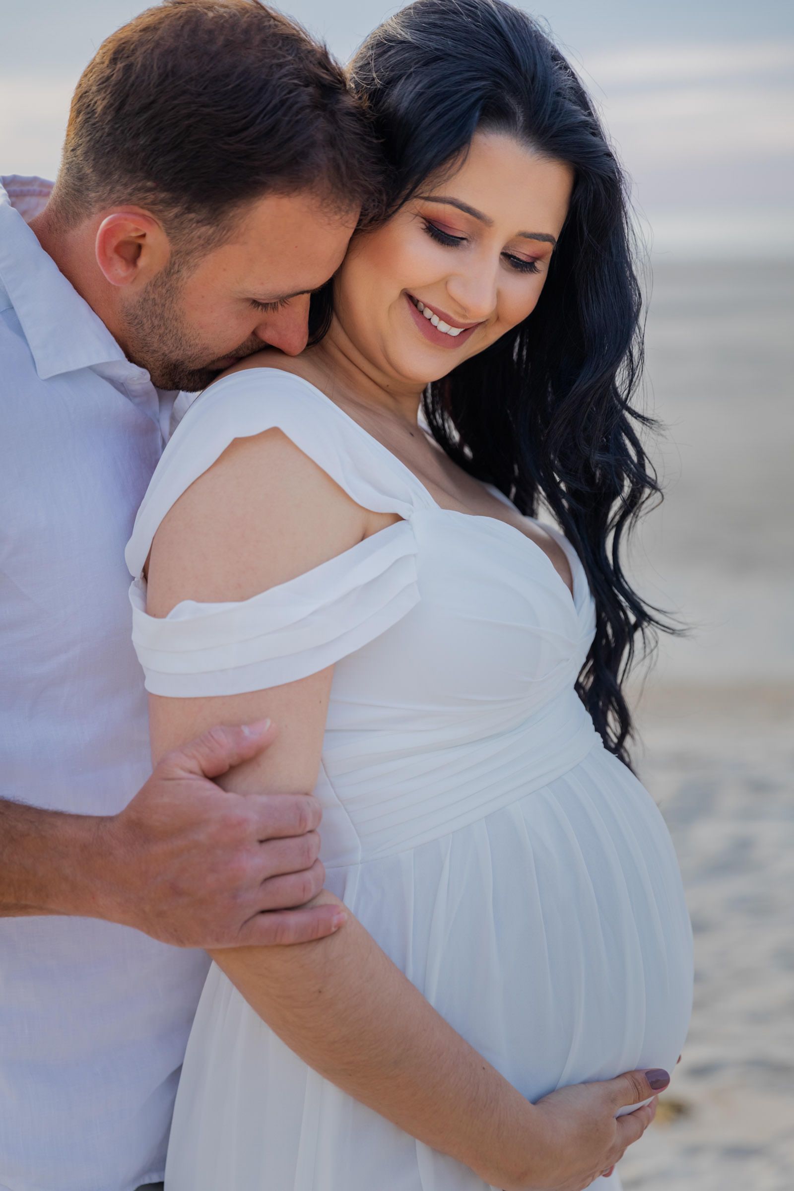 Oceanic Serenity: Ana's Maternity Shoot - 2 - 2