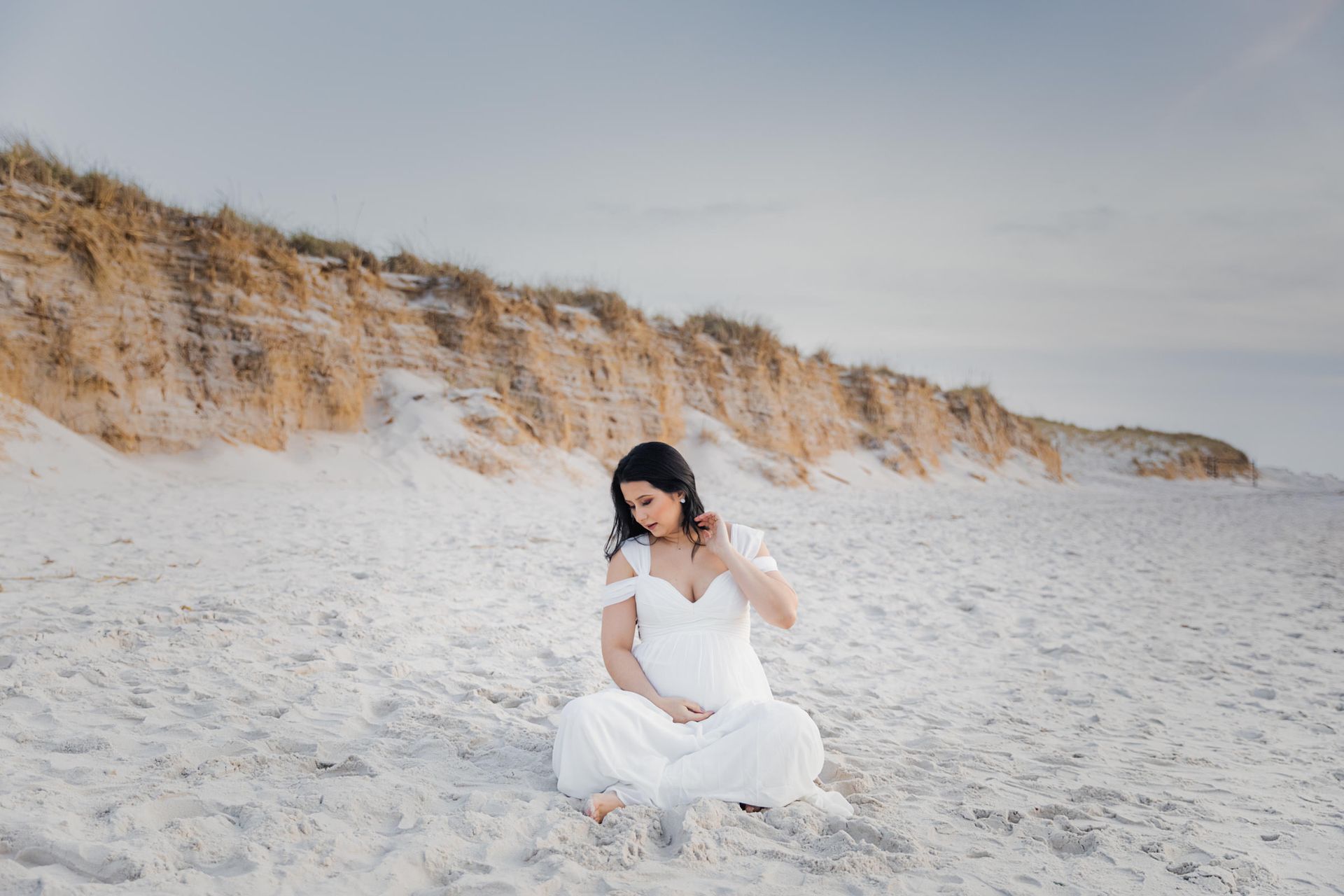 Oceanic Serenity: Ana's Maternity Shoot - 2 - 3
