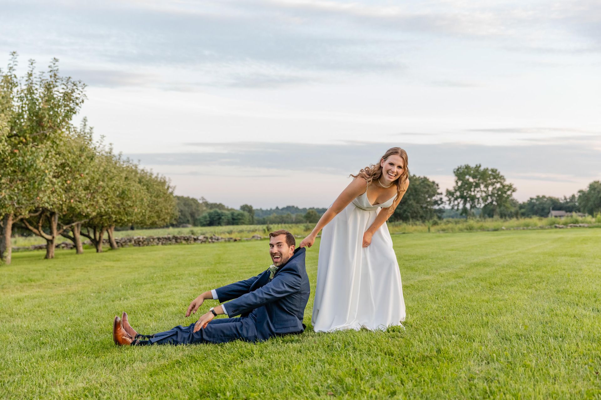 Jessie & Josh's Sunny Farm Wedding at Allen Hill Farm - 2 - 3