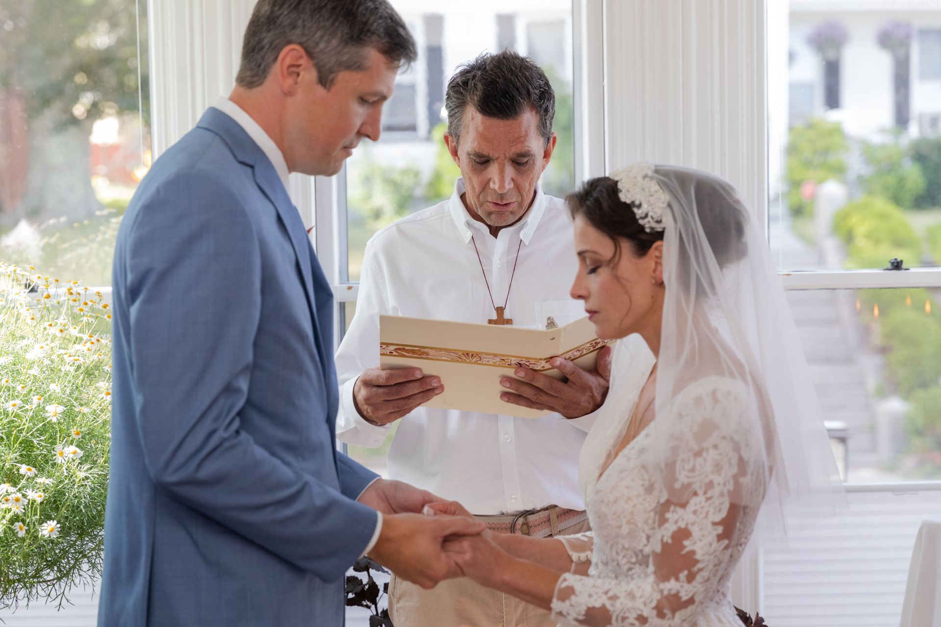 Renee & George's Intimate Home Wedding - 2 - 3