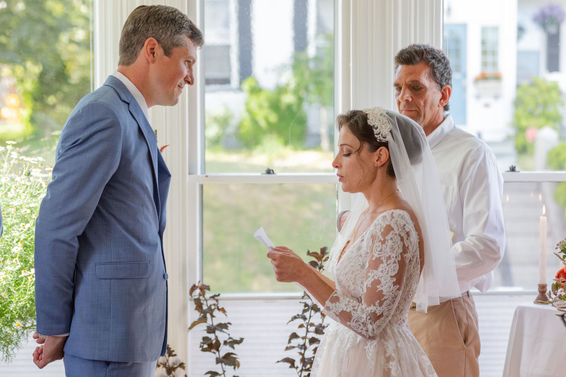 Renee & George's Intimate Home Wedding - 2 - 1