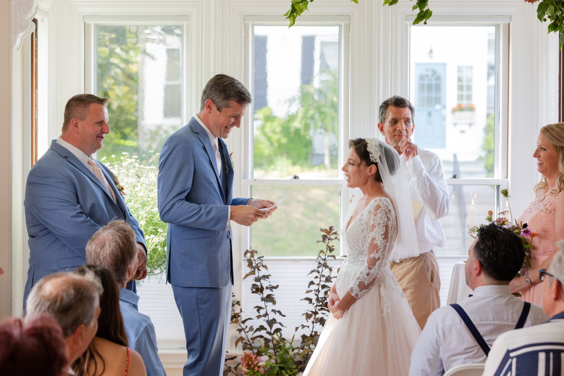 Renee & George's Intimate Home Wedding - 2 - 3