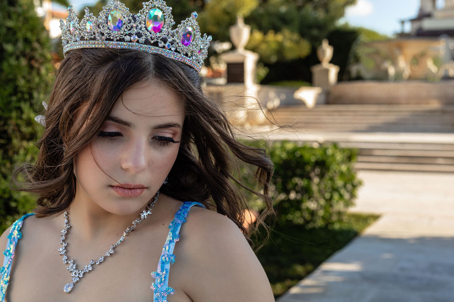 Radiant in Blue: Samantha's Sweet 16 Photo Shoot - 2 - 0