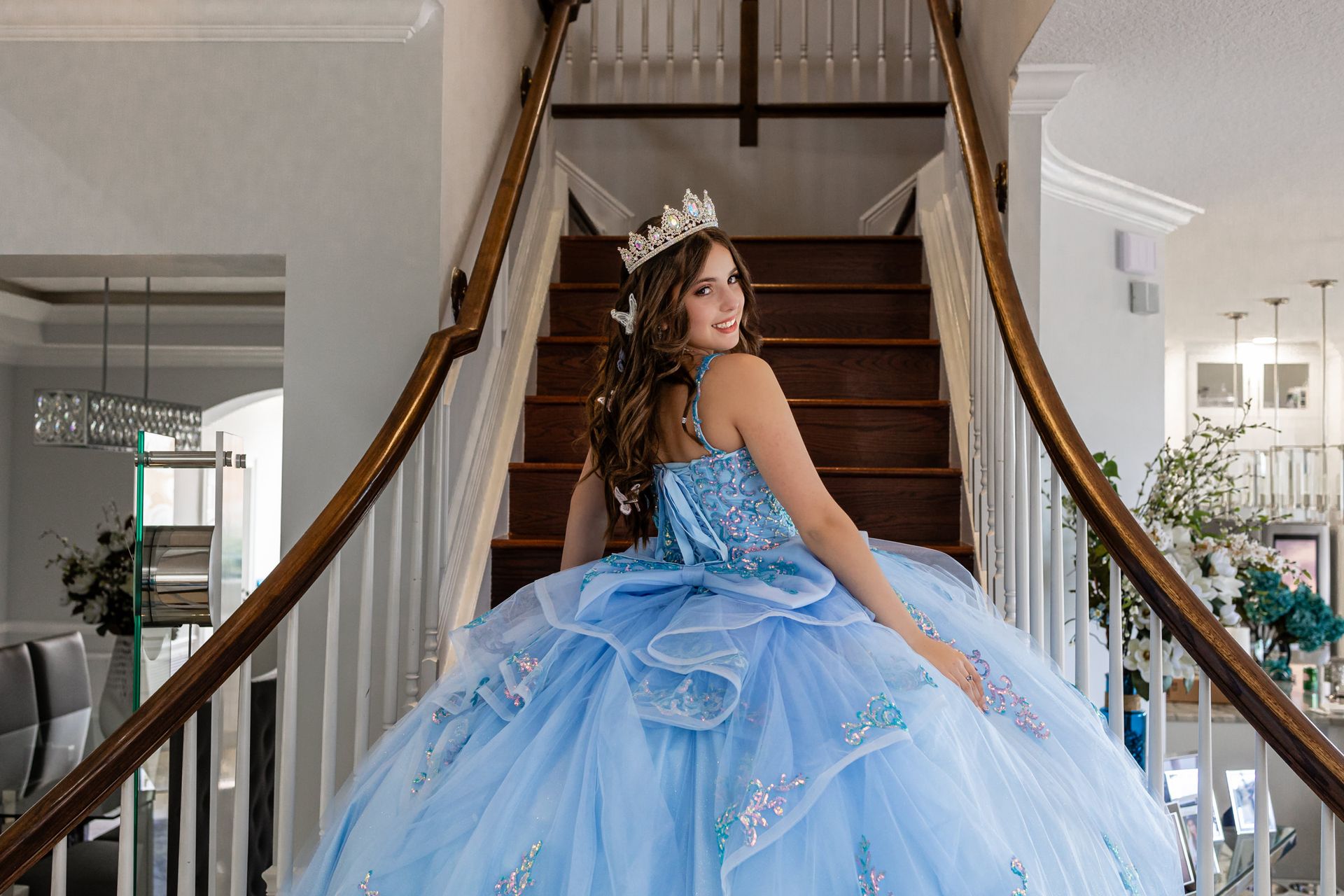 Radiant in Blue: Samantha's Sweet 16 Photo Shoot - 2 - 3