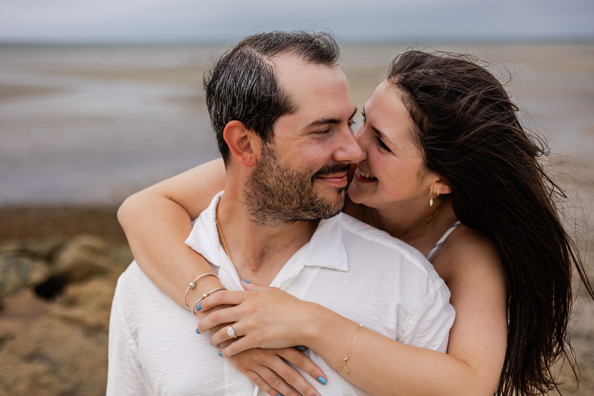 Cloudy Skies, Bright Future: Lauren & Max’s Heartfelt Proposal at Crosby Landing Beach - 2 - 2
