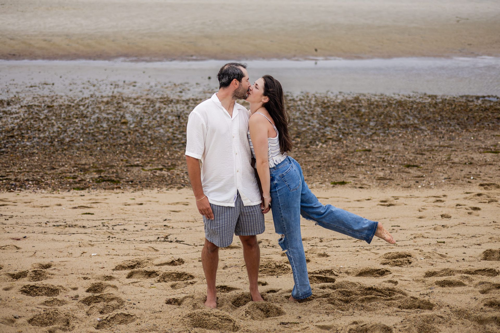 Cloudy Skies, Bright Future: Lauren & Max’s Heartfelt Proposal at Crosby Landing Beach - 2 - 2