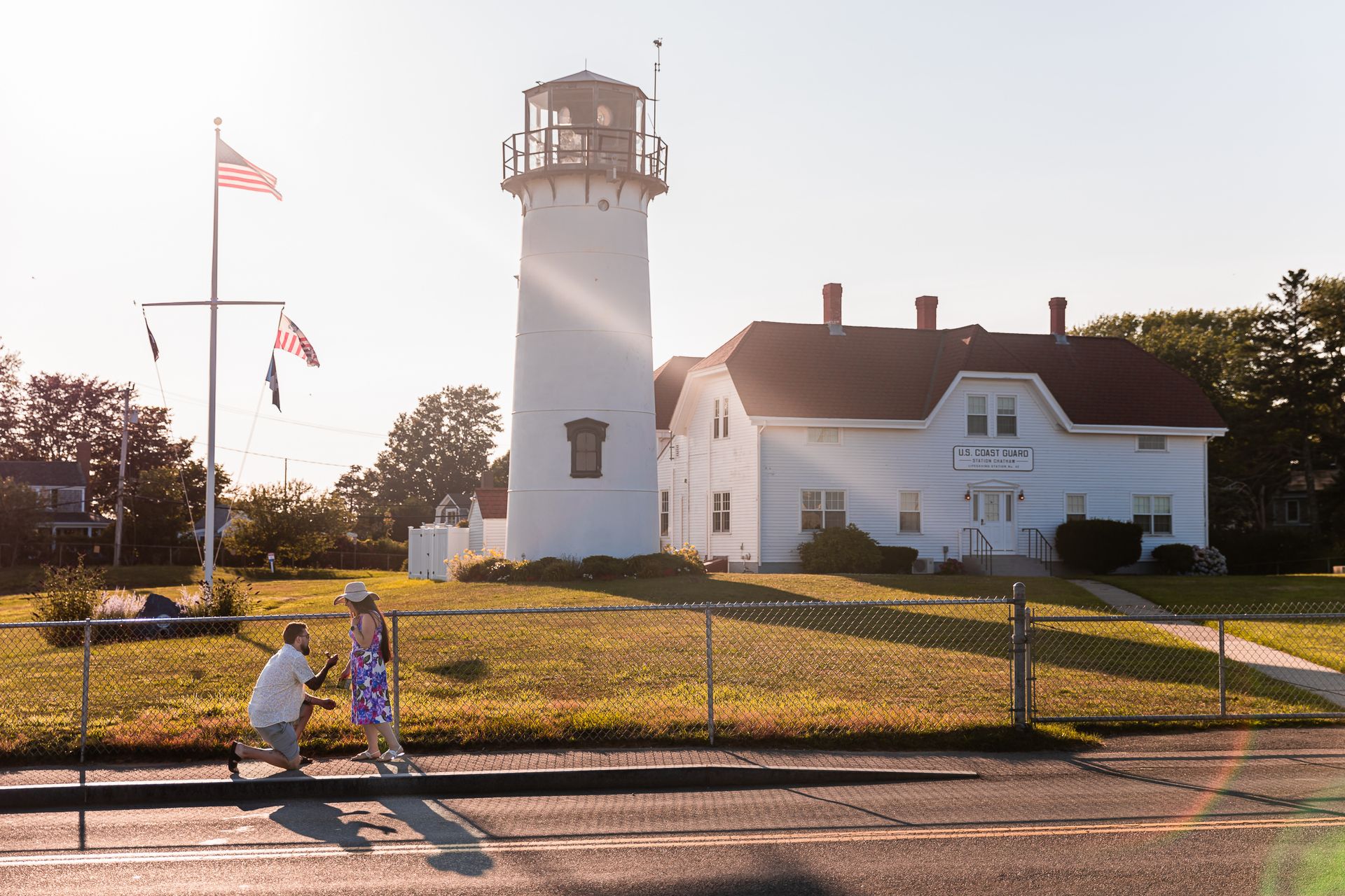 Sunset Surprises: Danielle & Don’s Magical Proposal at Chatham Lighthouse Beach - 2 - 1