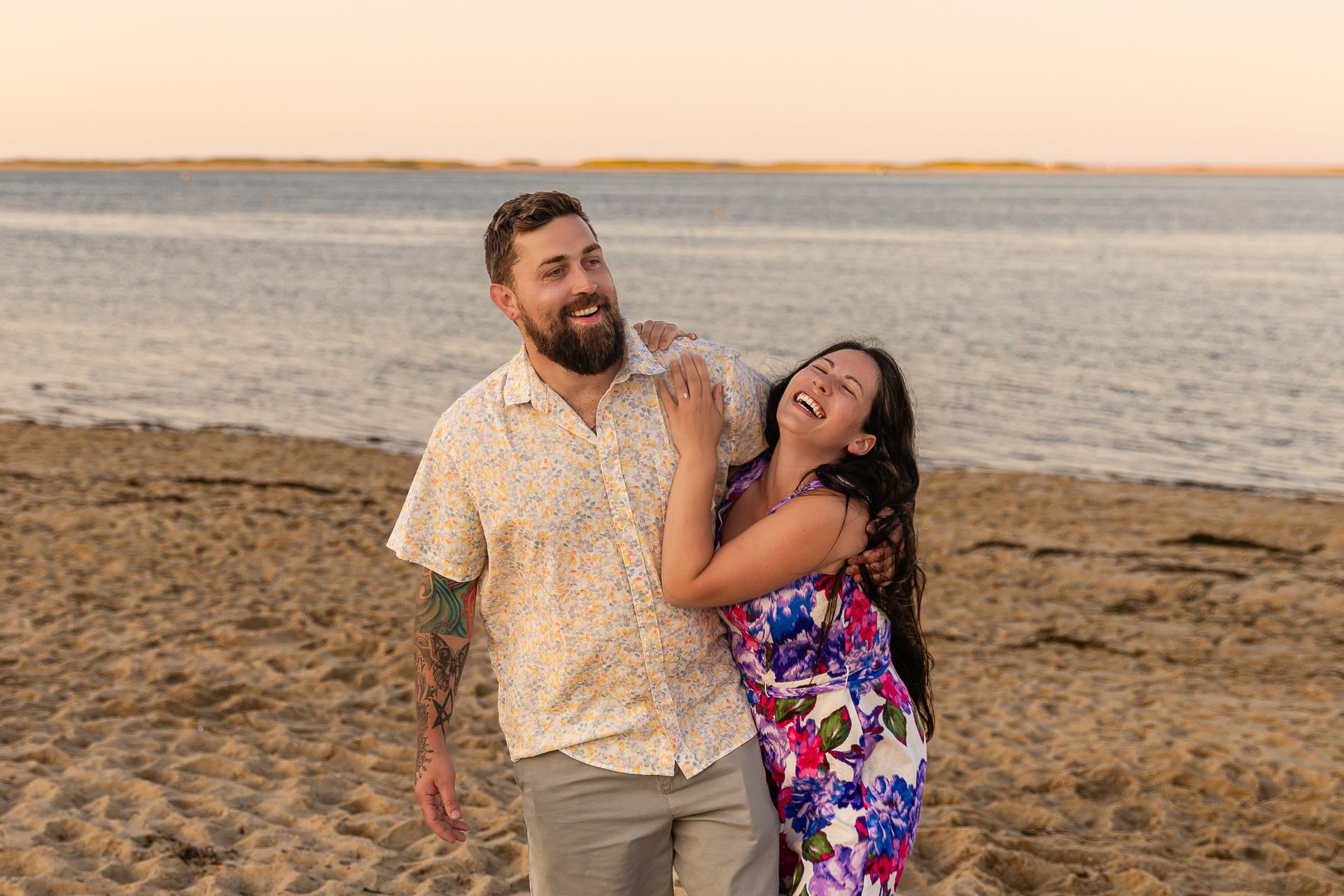 Sunset Surprises: Danielle & Don’s Magical Proposal at Chatham Lighthouse Beach - 2 - 3