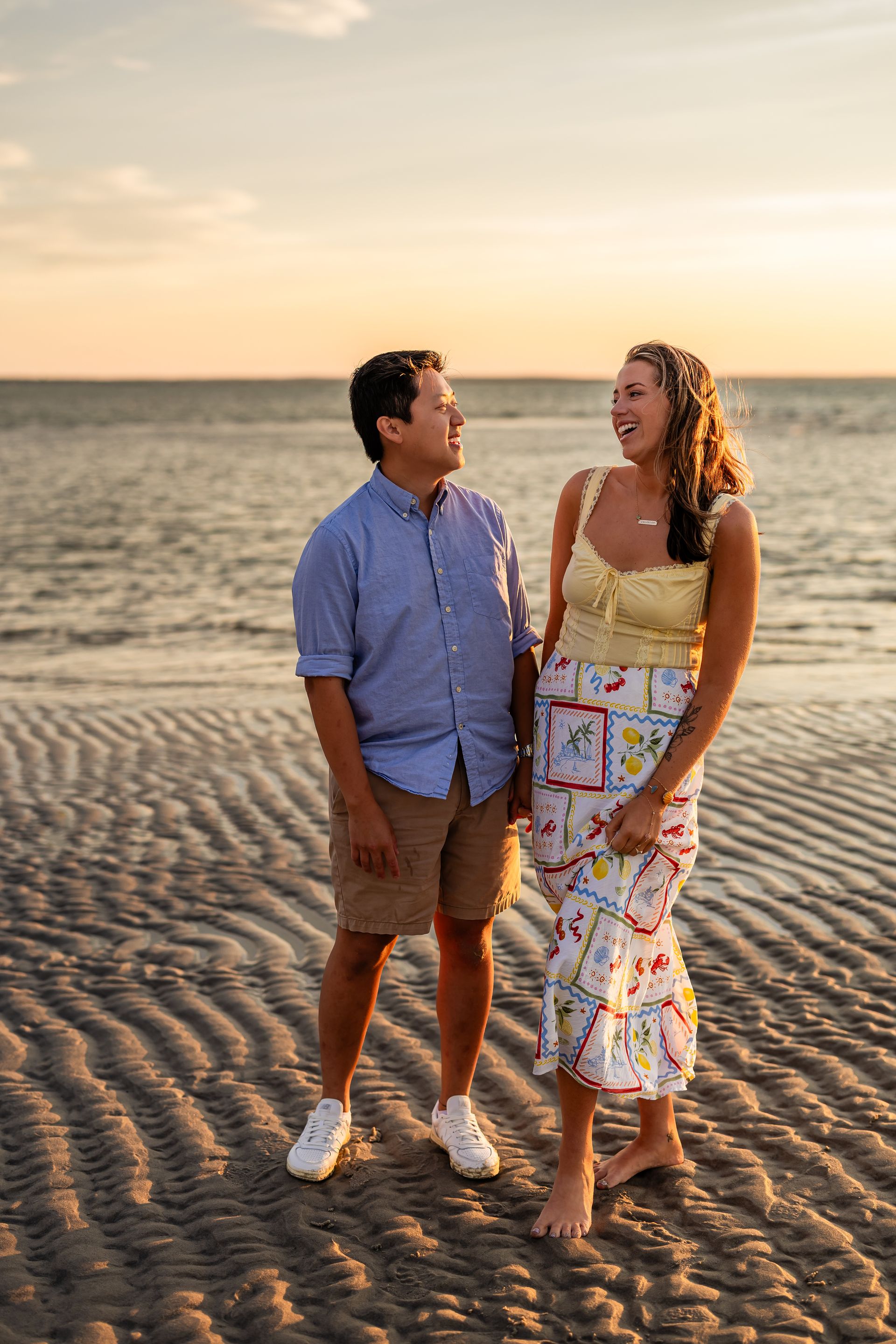 Steven & Waverly’s Surprise Proposal at Sunset – Mayflower Beach, Cape Cod - 2 - 0