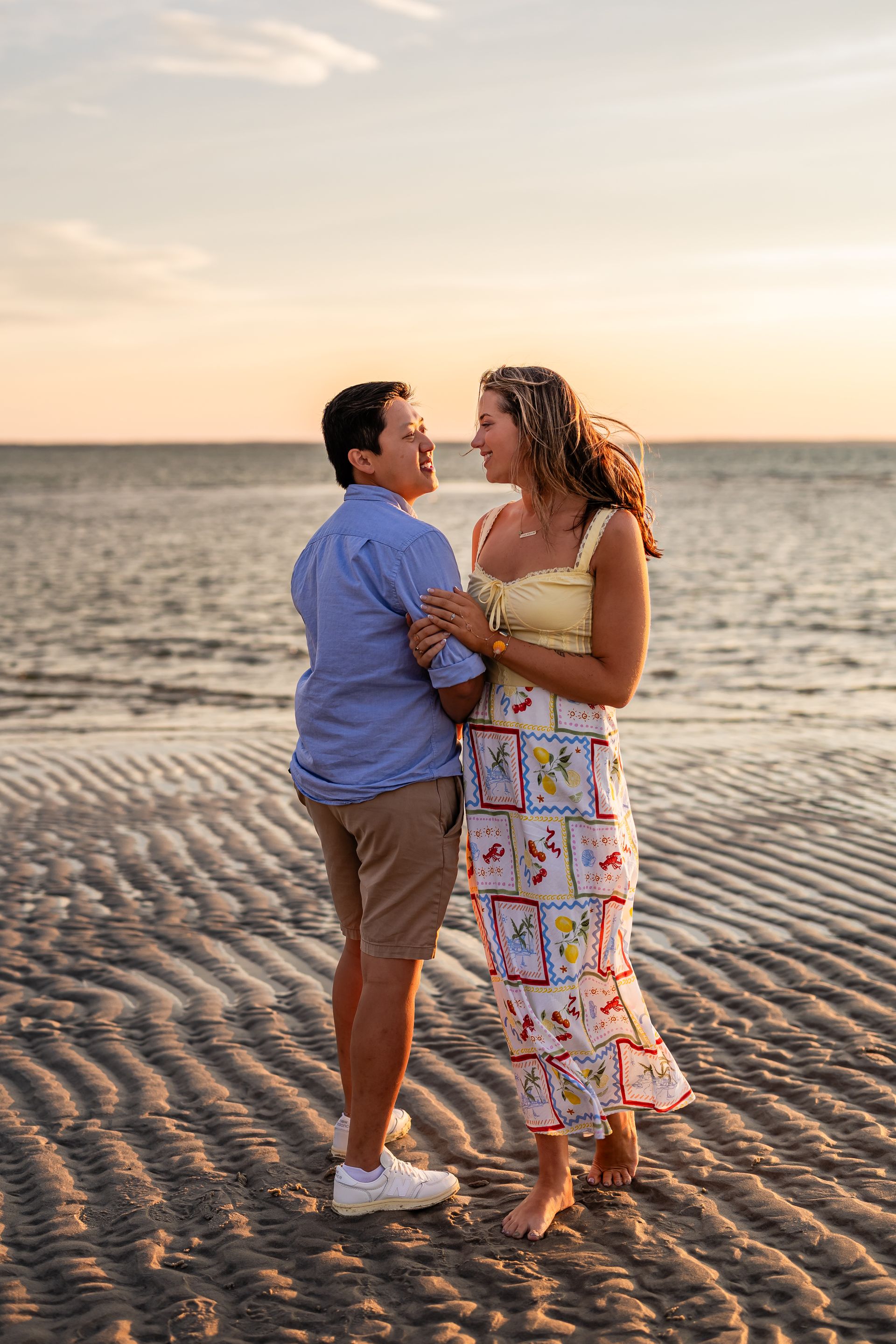 Steven & Waverly’s Surprise Proposal at Sunset – Mayflower Beach, Cape Cod - 2 - 2