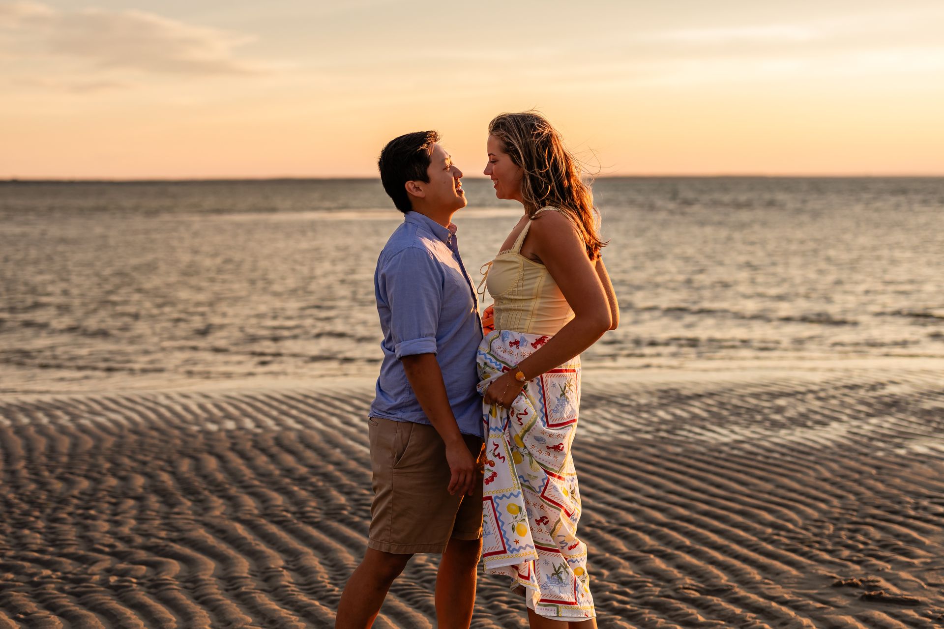 Steven & Waverly’s Surprise Proposal at Sunset – Mayflower Beach, Cape Cod - 2 - 2