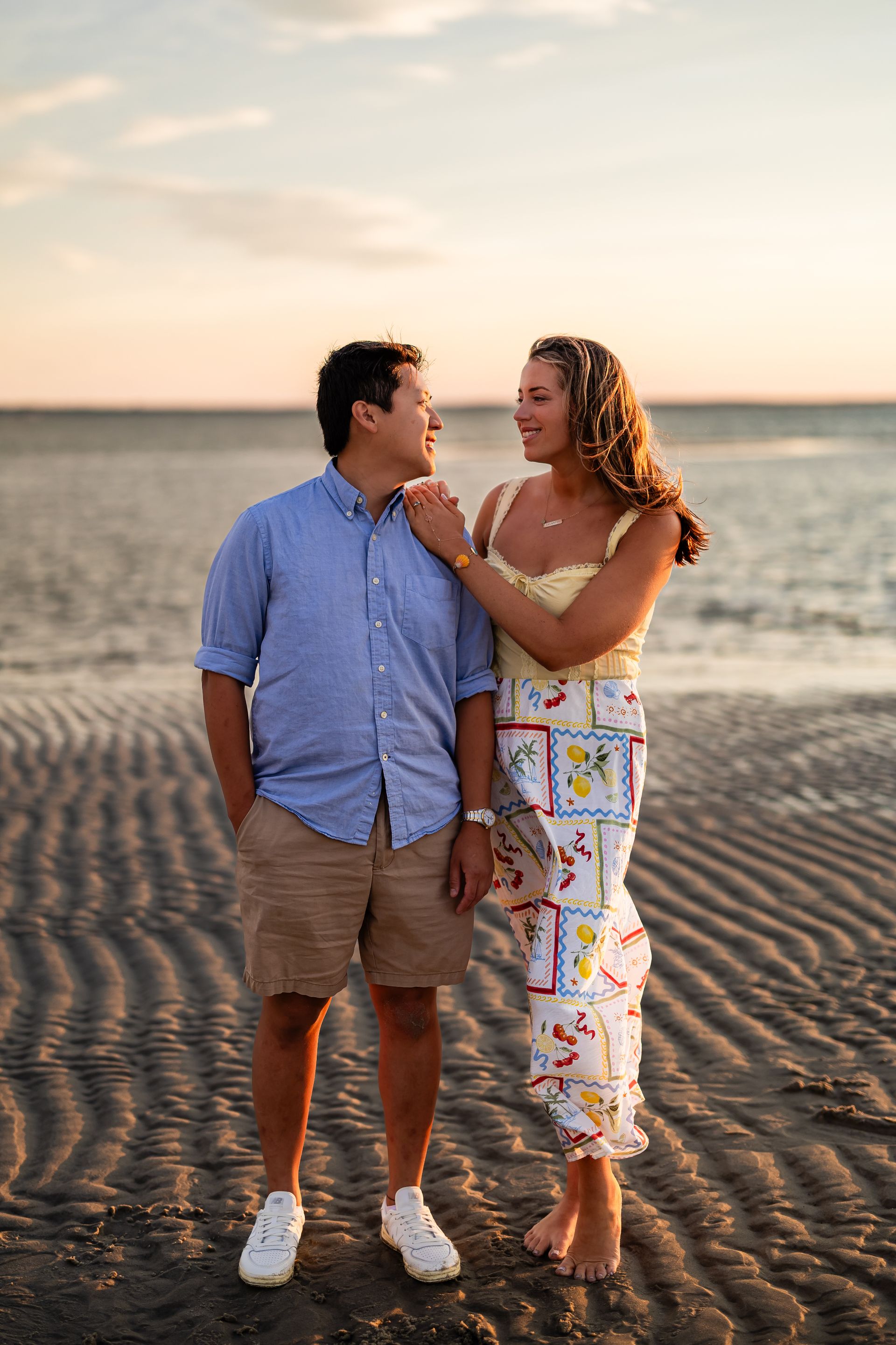 Steven & Waverly’s Surprise Proposal at Sunset – Mayflower Beach, Cape Cod - 2 - 3