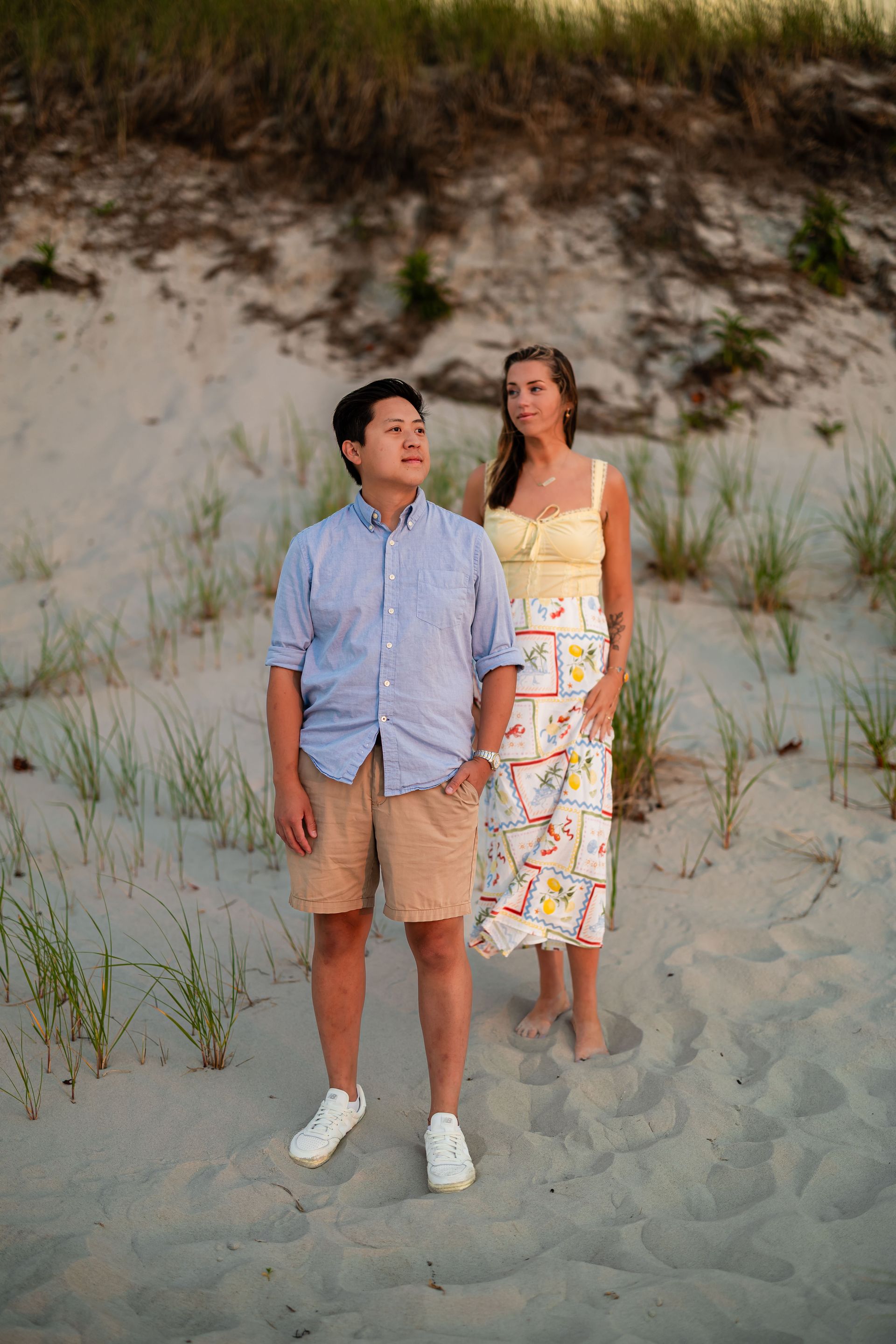 Steven & Waverly’s Surprise Proposal at Sunset – Mayflower Beach, Cape Cod - 2 - 1
