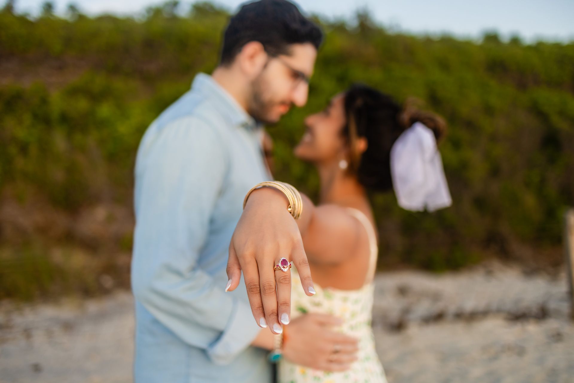 Garima & Amit – A Surprise Proposal at The Knob, Falmouth, Cape Cod - 2 - 1