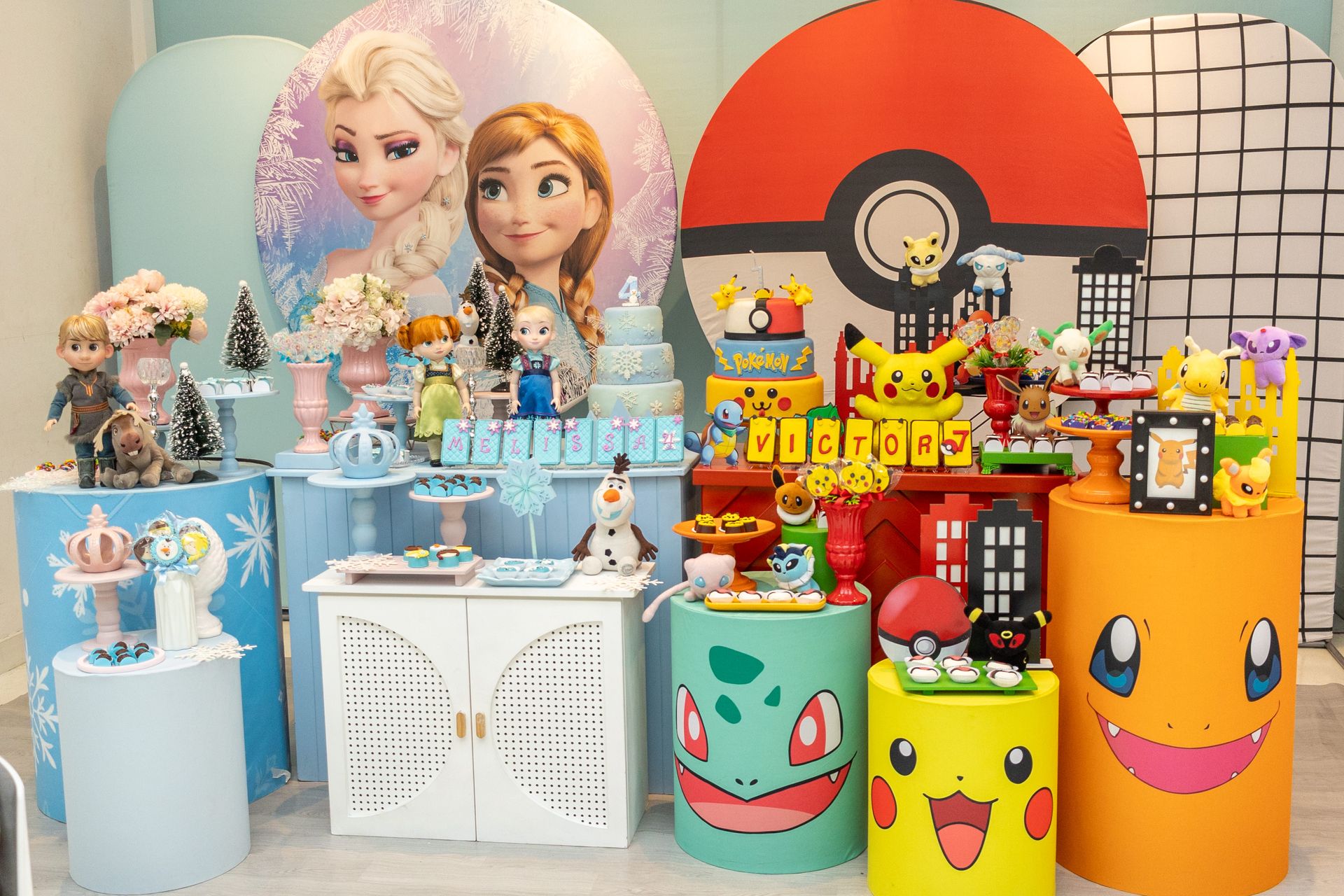 Mel 4 anos e Vitor 7 anos - Buffet Balacobaco - Indaiatuba - 2 - 0